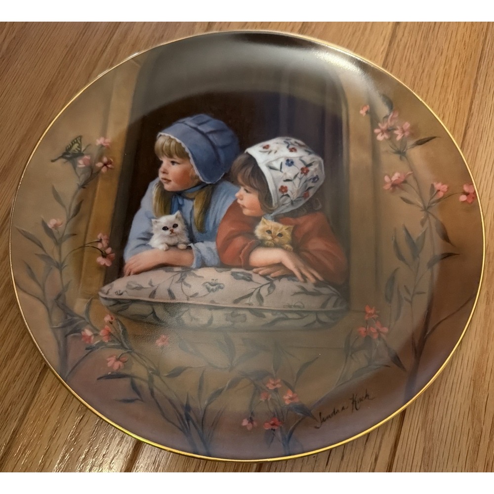 Sunday‎ Best by Sandra Kuck Days Gone By 1983 Collectors Plate Ltd Ed #1324BJ 1